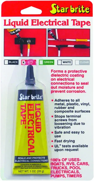 STAR BRITE Liquid Electrical Tape - Durable Insulation for Powersports & Electrical Repairs