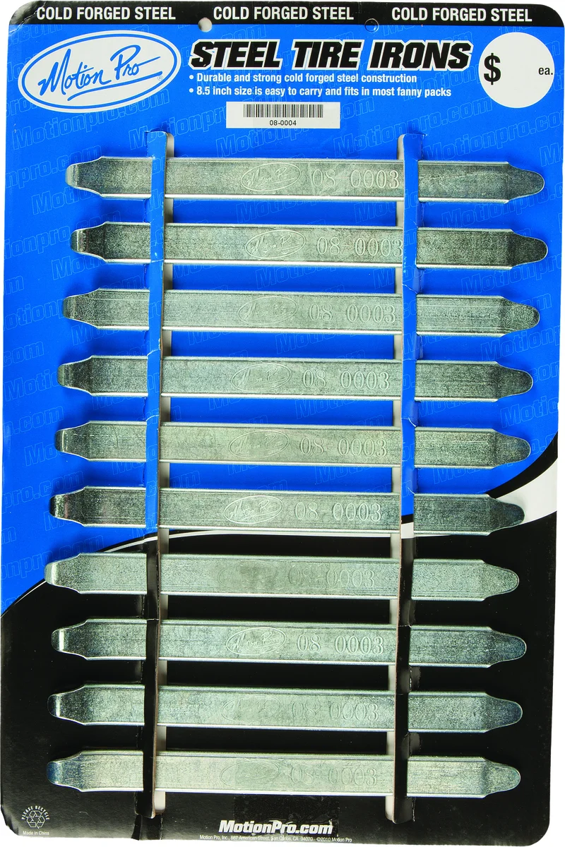 Motion Pro 08-0004 Forged Steel Tire Iron - Durable Tool for Powersports Maintenance