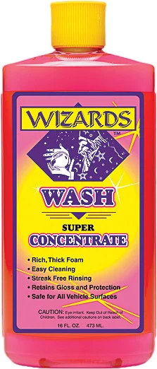 WIZARDS 11077 Wash Concentrate - Heavy-Duty Degreaser for Powersports Vehicles