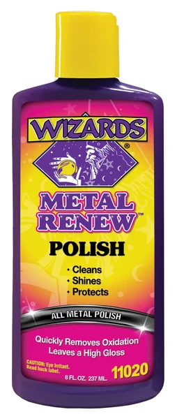 WIZARDS Metal Renew Liquid Polish - Fast Cut High Gloss Aluminum & Metal Polish | Chemicals