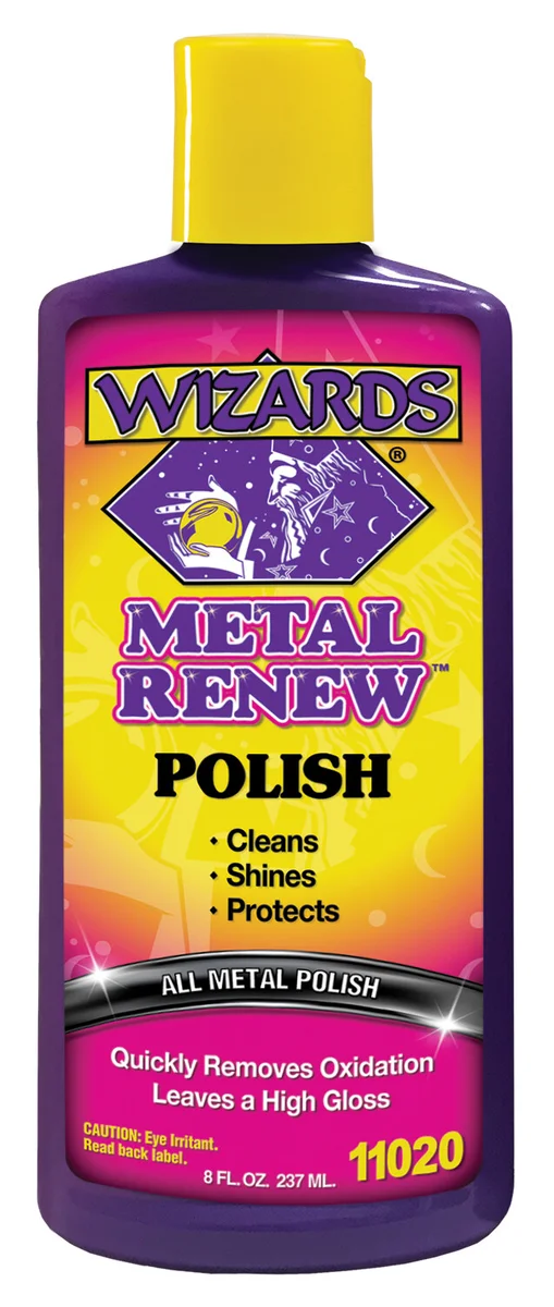 WIZARDS Metal Renew Liquid Polish - Fast Cut High Gloss Aluminum & Metal Polish | Chemicals