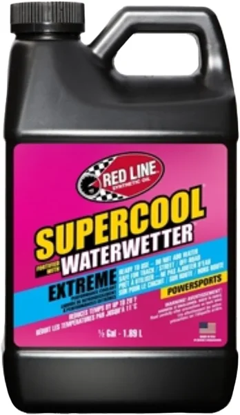 RED LINE SuperCool Extreme Powersports Coolant - 1/2 Gallon Bubbles & Vapor Eliminator