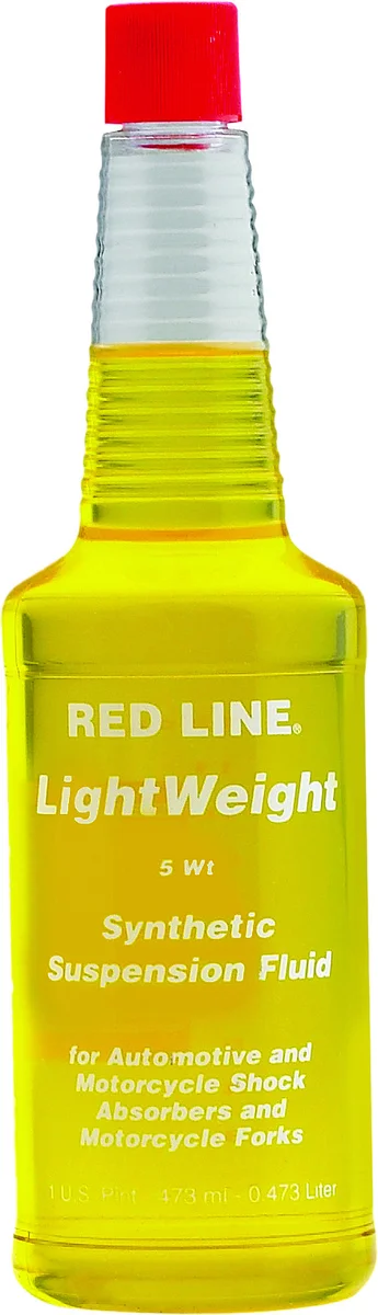 RED LINE 91122 High-Performance Suspension Fluid for Motorcycles & ATVs – Premium Chemicals for Smooth Ride Control