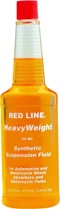 RED LINE 91142 Heavyweight Synthetic Suspension Fluid - 16 oz for Enhanced Ride Comfort