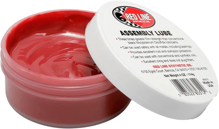 RED LINE 80312 Assembly Lube - 4 oz Engine Protection Grease for Powersports Equipment