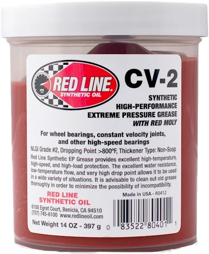 RED LINE 80401 CV Grease - High-Performance Gear Lubricant for Powersports Vehicles