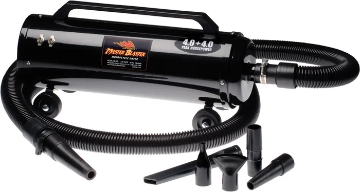 METRO VAC Master Blaster Dryer - 8HP High-Power Motorcycle Air Dryer with 58,500 FPM Airflow
