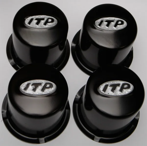 ITP SM130B Delta Steel Wheel Center Cap - Durable Black High-Impact Plastic for 10/12 Inch Wheels