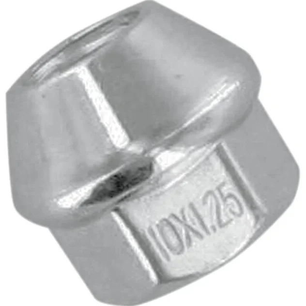 ITP Chrome-Plated Steel Wheel Lug Nut - M10 x 1.25 Thread, 17mm Hex for Powersports Vehicles