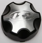 ITP C137SD Cast Aluminum Wheel Center Cap - Durable Black 4.25" Fit for Powersports Vehicles