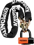 KRYPTONITE New York Chain with Evolution Series 4 Disc Lock - Heavy-Duty Security Lock for Powersports & Motorcycles