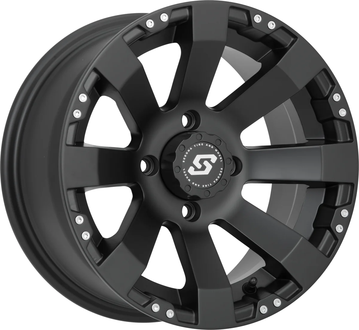 Sedona Spyder Wheel - Durable Aluminum Black Finish ATV/UTV Wheel