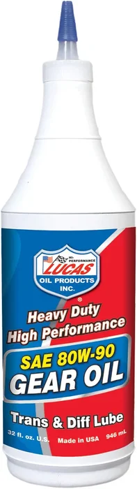 LUCAS 10043 Heavy Duty Gear Oil - High-Performance Chemicals for Powersports Equipment
