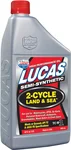 LUCAS Land & Sea 2-Cycle Oil - High-Performance 2-Stroke Engine Oil for Powersports