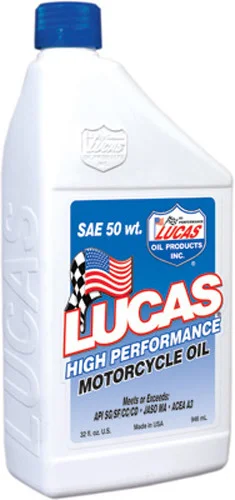 LUCAS 10712 Engine Oil - High-Performance Motorcycle Oil for Reliable Engine Protection