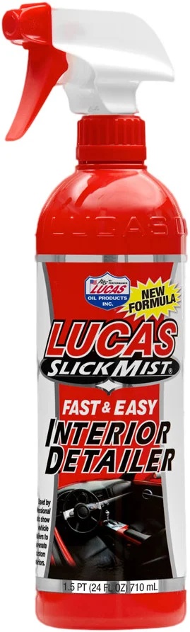 LUCAS Slick Mist Interior Detailer - Powerful Chemical Cleaner for Powersports Vehicles