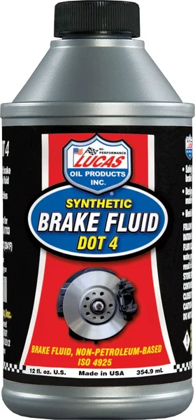 LUCAS 10827 Synthetic Brake Fluid - High-Performance Chemical for Powersports Vehicles