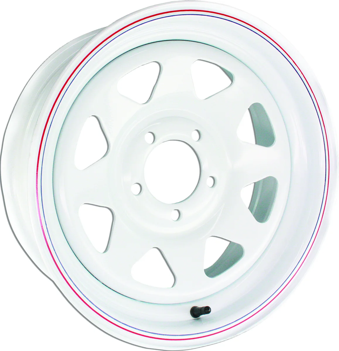 AWC 8 Spoke Steel Trailer Wheel - Durable & Reliable for Powersports Vehicles