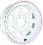AWC 8 Spoke Steel Trailer Wheel - Durable & Lightweight for Powersports Vehicles