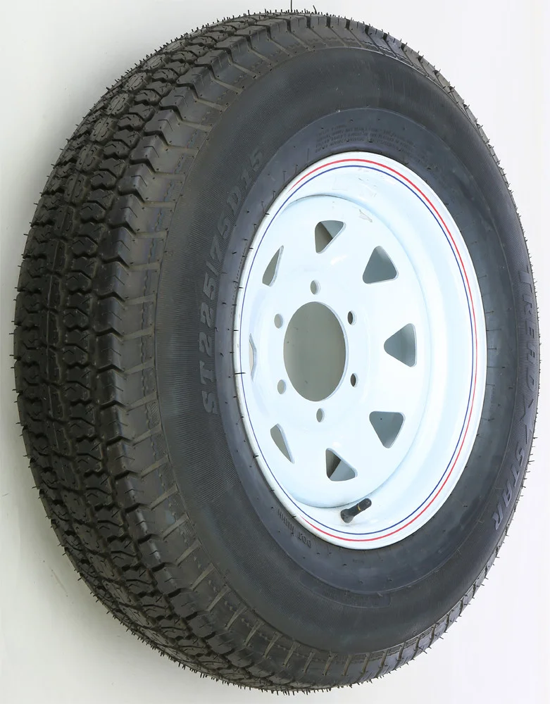 AWC - TA2056060-71BH78D - Trailer Tire & 8 Spoke Steel Wheel Assembly