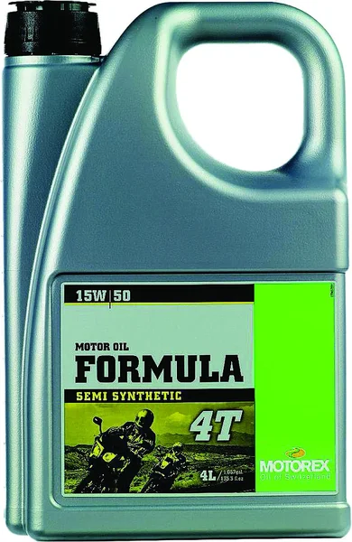 MOTOREX Formula 4T Oil - High-Performance Motorcycle Engine Oil for 4-Cylinder Engines