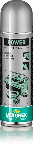 MOTOREX Power Clean Spray - Heavy-Duty Chemical Cleaner for Powersports Equipment