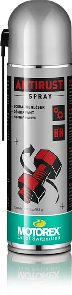 MOTOREX 302338 Anti-Rust Spray - Rust Protection for Powersports Equipment