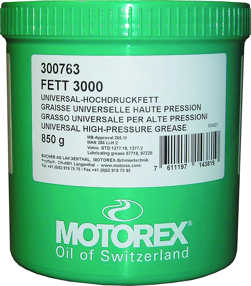 MOTOREX Grease 3000 - High-Performance Motorcycle Grease for Long-Lasting Protection