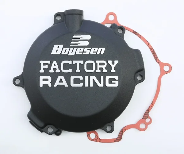 BOYESEN CC-10B Factory Racing Clutch Cover - High-Performance Engine Component for Powersports