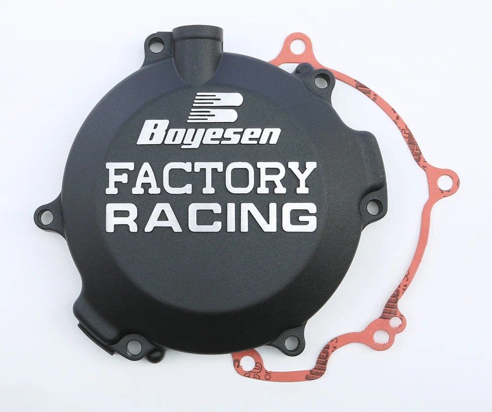 BOYESEN CC-10B Factory Racing Clutch Cover - High-Performance Engine Component for Powersports