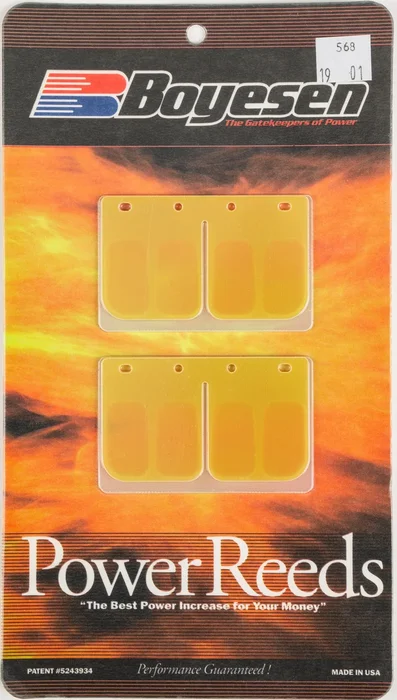 BOYESEN 568 Dual Stage Power Reeds - High-Performance Intake System for Enhanced Horsepower