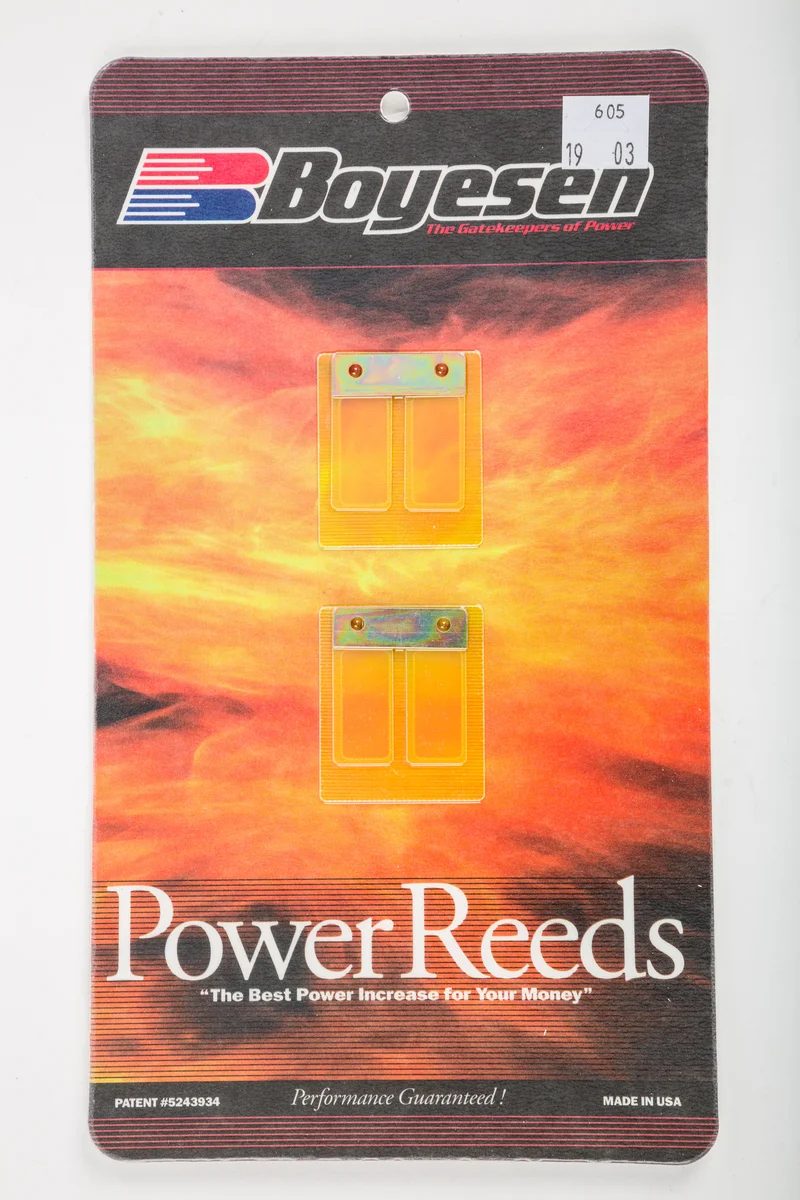 BOYESEN 605 Dual Stage Power Reeds Dura Flex w/Rev Plates - High-Performance Intake System for Powersports