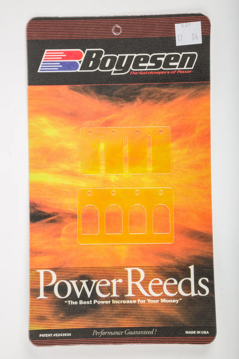 BOYESEN 628 Dual Stage Power Reeds Dura Flex w/Rev Plates - High-Performance Intake System for Powersports