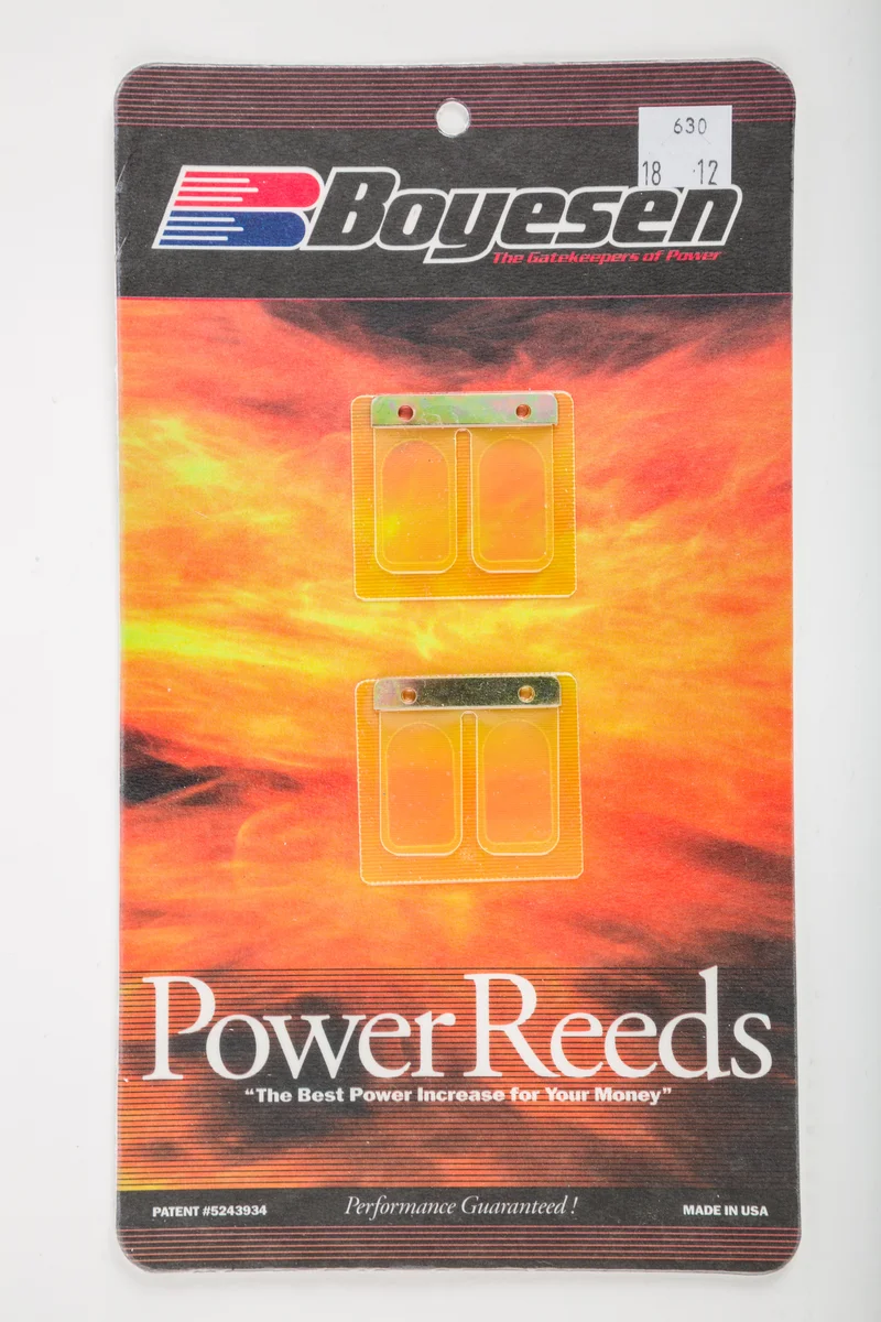 BOYESEN 630 Dual Stage Power Reeds Dura Flex w/Rev Plates - High-Performance Intake System for Powersports Engines