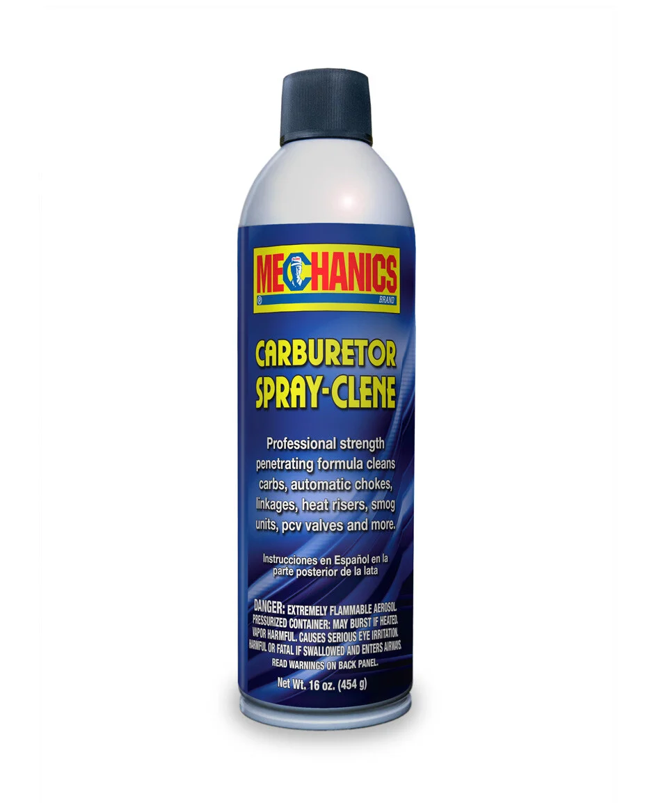 MECHANICS 50216MB Carburetor Cleaner - Powerful Fuel System Cleaner for Powersports Engines