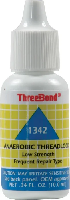THREEBOND Low Strength Thread Lock - Chemicals for Small Screws & Bolts (10-20% Force Application)