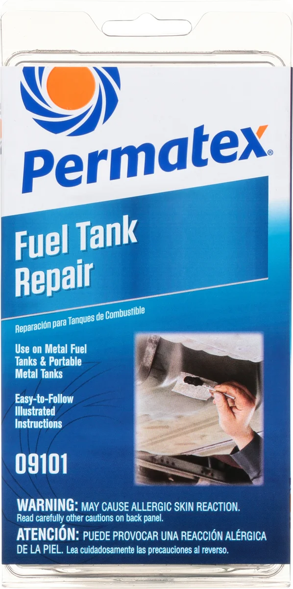 PERMATEX Fuel Tank Repair Kit - Durable Chemicals for Quick & Reliable Fuel Tank Repairs