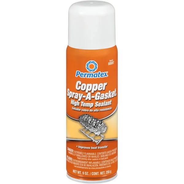 PERMATEX Copper Spray-A-Gasket - 12 oz Aerosol Sealant for Gaskets & Parts