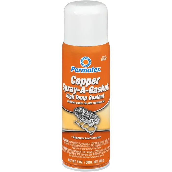 PERMATEX Copper Spray-A-Gasket - 12 oz Aerosol Sealant for Gaskets & Parts