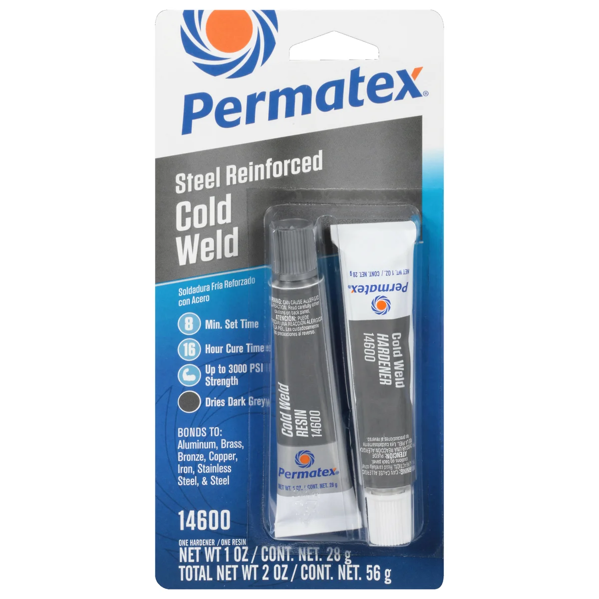 PERMATEX Cold Weld Bonding Compound - Durable Metal Repair for Powersports