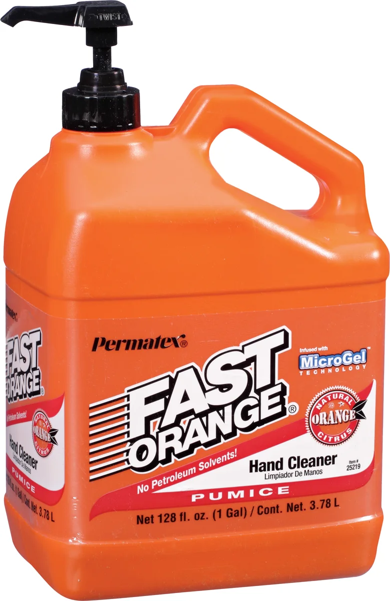 PERMATEX 48oz Pumice Hand Cleaner with Orange Scent - Powerful Chemical Cleaner for Riders