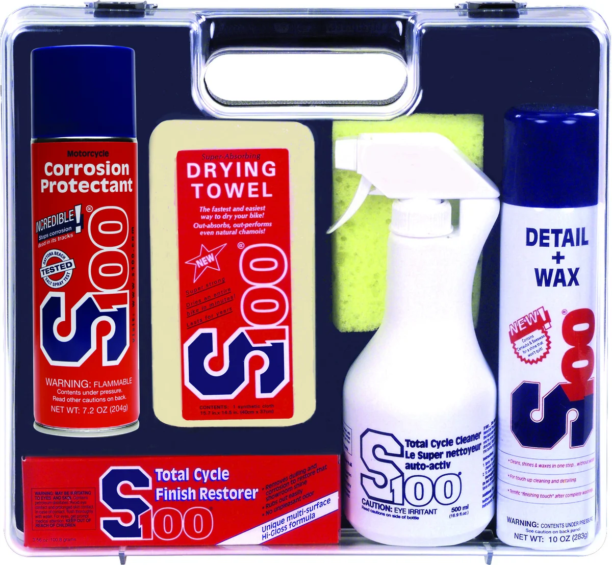S100 12000C Cycle Care Gift Set – Premium Chemicals for Motorcycle & Scooter Maintenance
