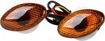 FIRE POWER Cat Eye LED Side Marker Light Kit - Amber Illumination for Powersports Vehicles