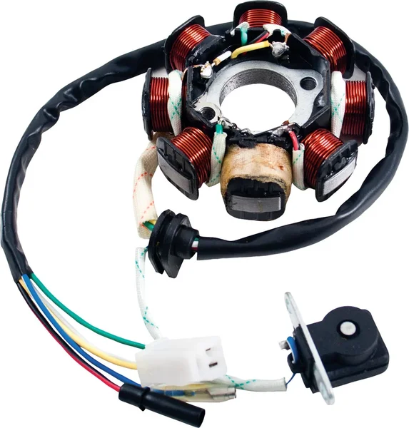 MOGO PARTS High-Temperature Coil Engine Magneto/Stator - Durable Electrical Component for Powersports
