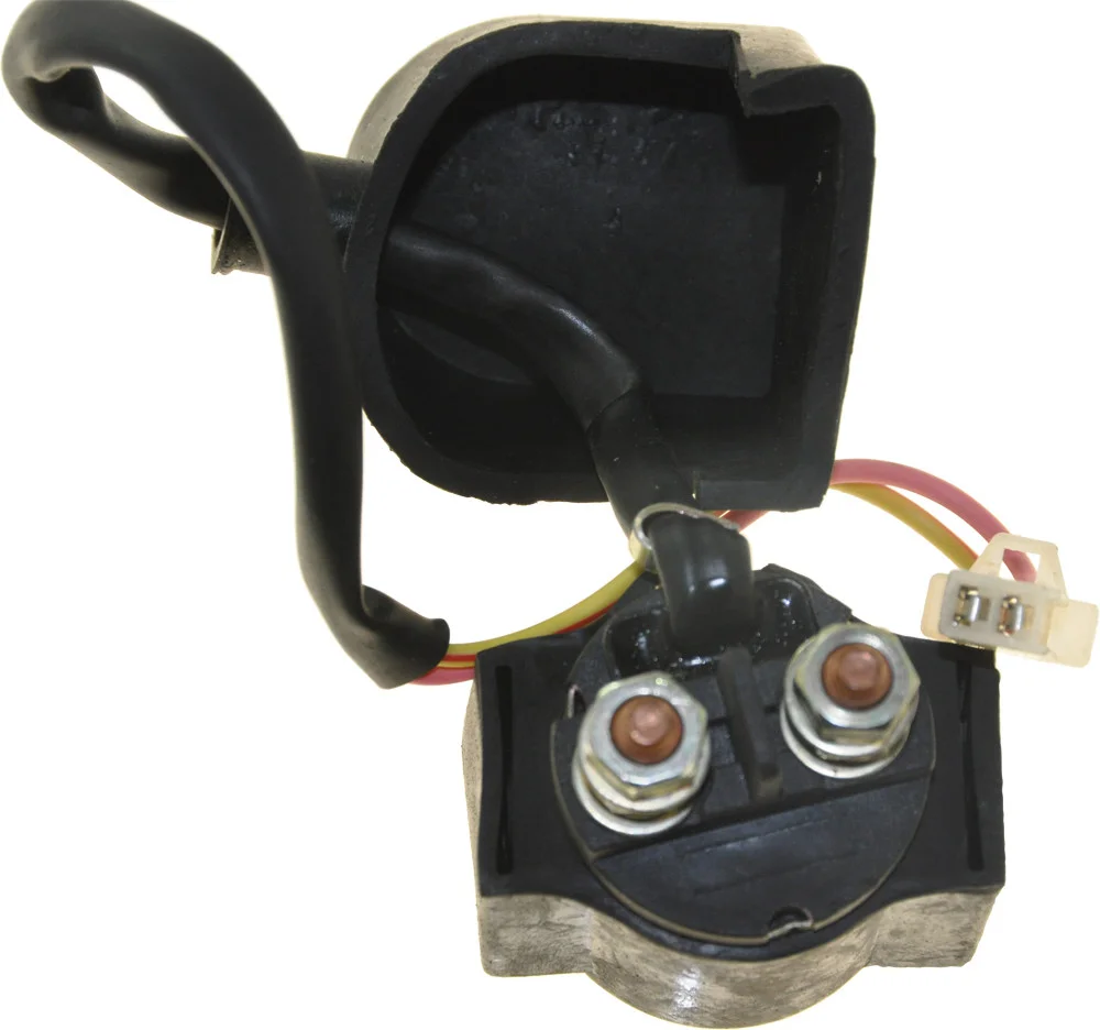 MOGO PARTS Universal 4-Stroke Starter Solenoid - Durable Electrical Component for ATVs & Dirtbikes