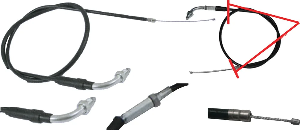 MOGO PARTS T2-3425 Throttle Cable - Durable Hydraulic Control Line for Powersports