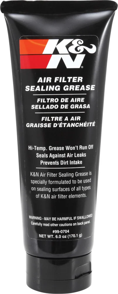 K&N 99-0704 Sealing Grease - Heat-Resistant Airtight Seal for Air Filters