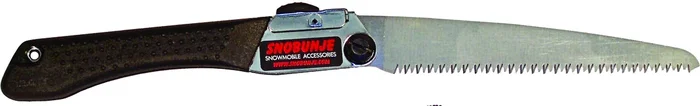 SNOBUNJE Deluxe Steel Handle Folding Saw - Durable & Portable Power Tool for Riders