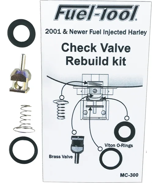 FUEL TOOL MC300 Check Valve Rebuild Kit - Intake System Repair Kit for Powersports Engines