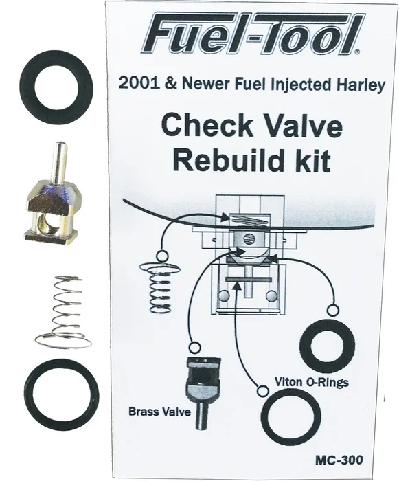 FUEL TOOL MC300 Check Valve Rebuild Kit - Intake System Repair Kit for Powersports Engines